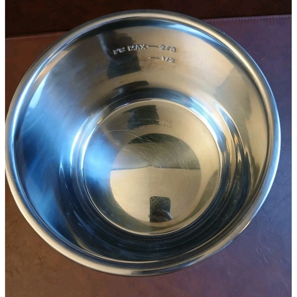 Instant Pot Stainless Steel Inner Cooking Pot-6Qt, Polished Rice‎ Cooker/Steamer